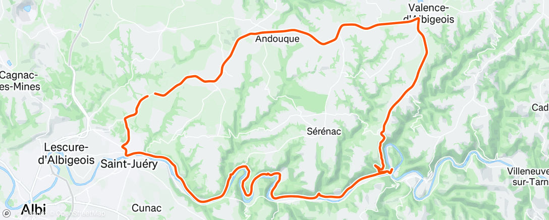 Carte de l'activité