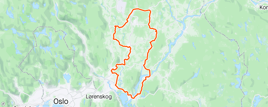 Map of the activity, Lørdag med Team Rynkeby Oslo🎗️