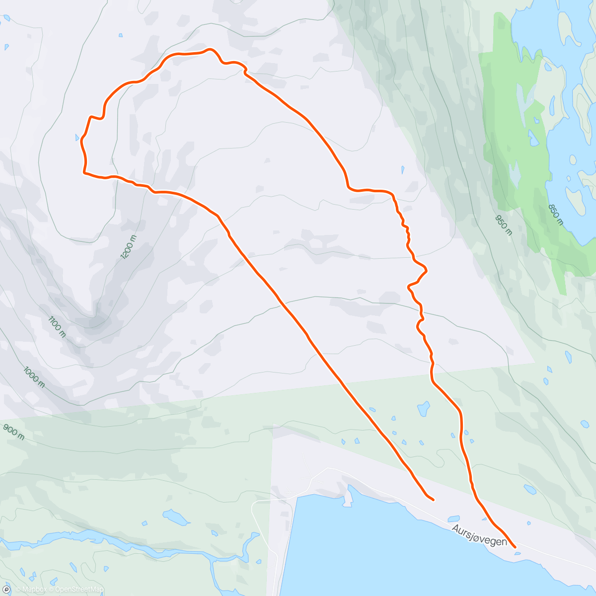 Map of the activity, Storslågan