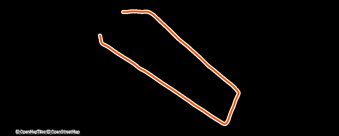 Map of the activity, Morning Walk