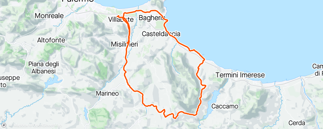 Mapa da atividade, Giro pomeridiano