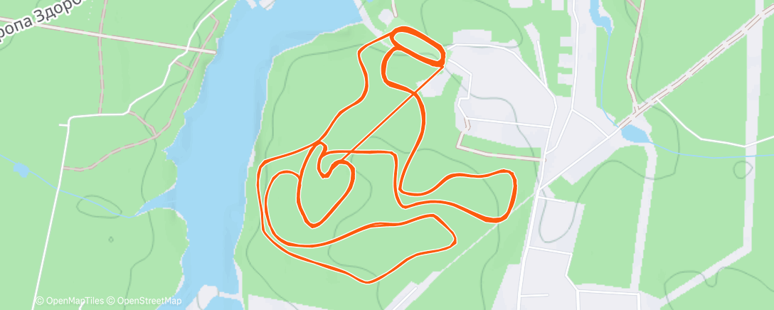 Map of the activity, Шиловка, на технику