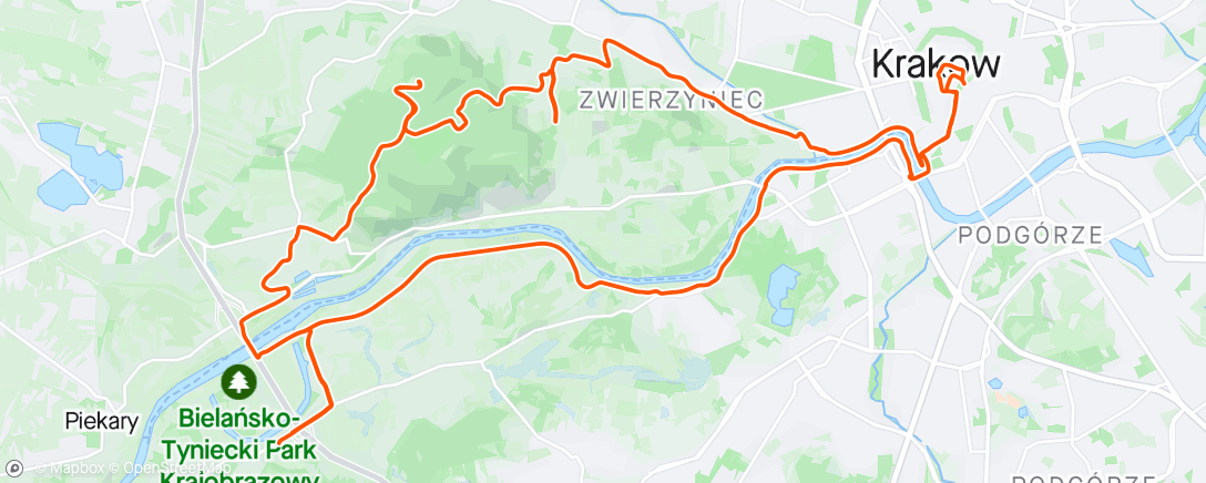 Map of the activity, Krakow 🇵🇱