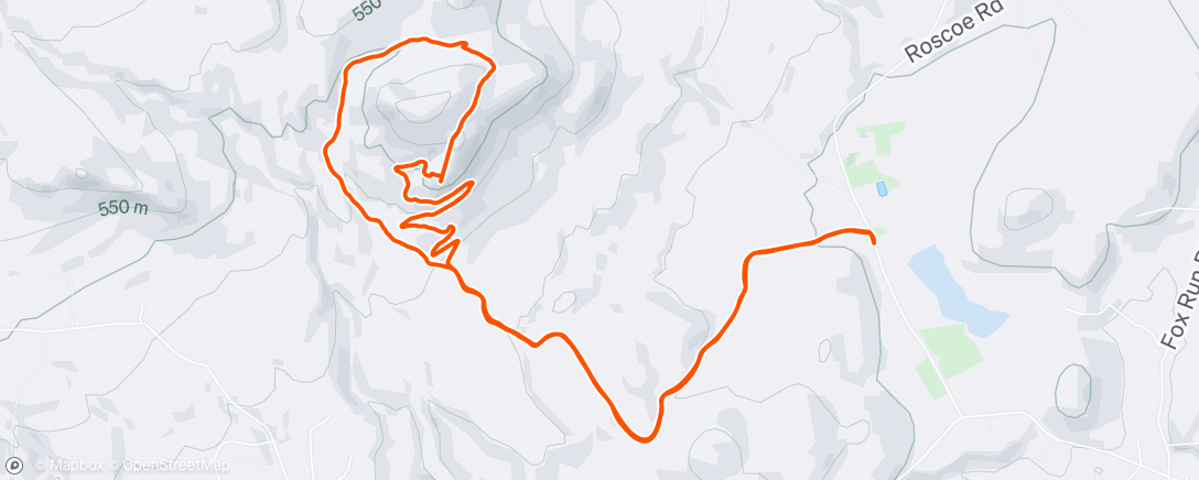 Map of the activity, Morning Group Ride