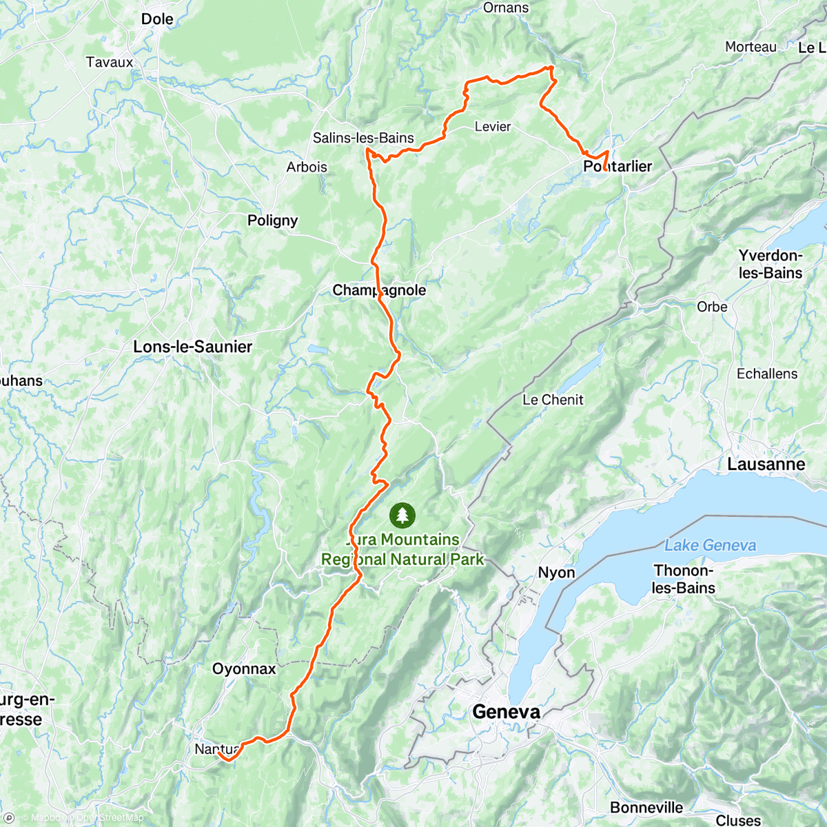 Map of the activity, 🇫🇷 TDF 20
