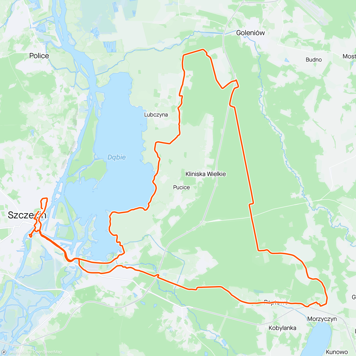 Map of the activity, DOJ. POŻ. No 8