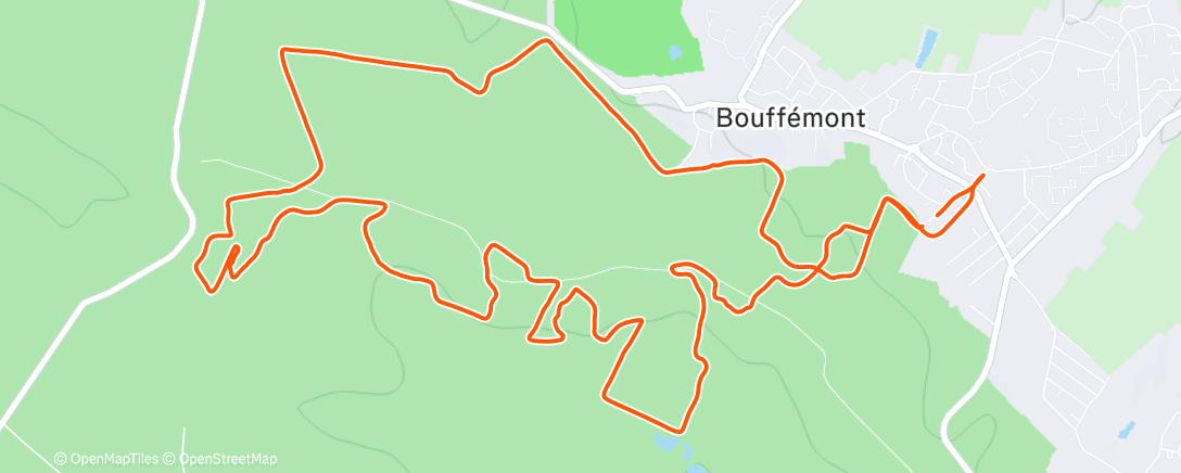 Map of the activity, Papotrail avec Antoine