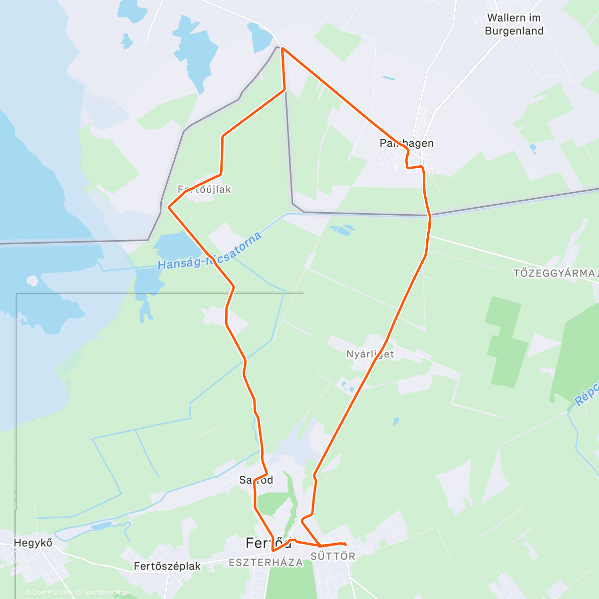 Карта физической активности (windy like hell with blackbarries recovery MTB)