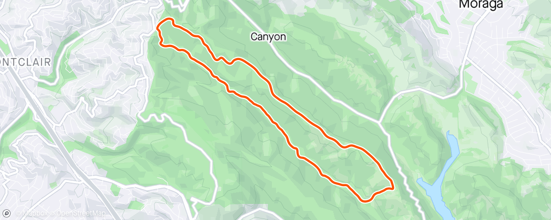 Map of the activity, Canyon