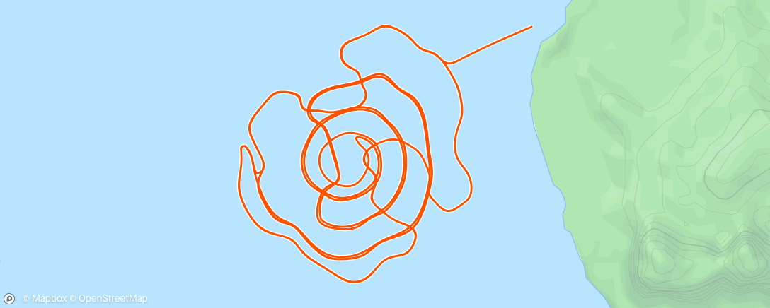 Map of the activity, Zwift - Easing in 2 in Watopia