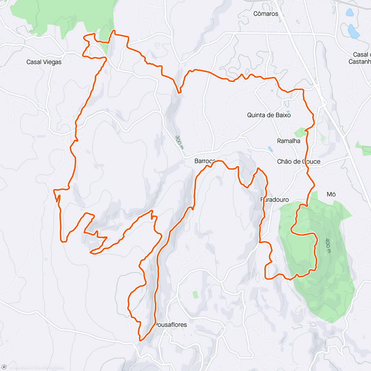 Map of the activity, Trilhos da Nexebra - TNT 🧨 30K