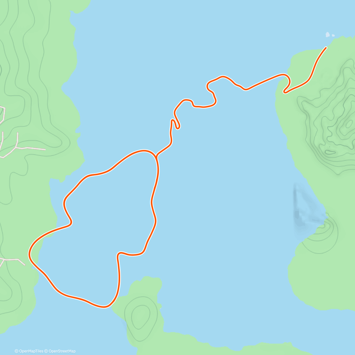 Map of the activity, Zwift - Deca Dash in Watopia