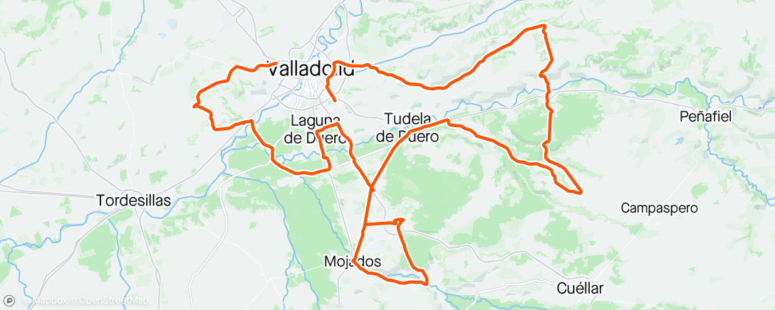 Map of the activity, Vuelta Castilla y León 2024