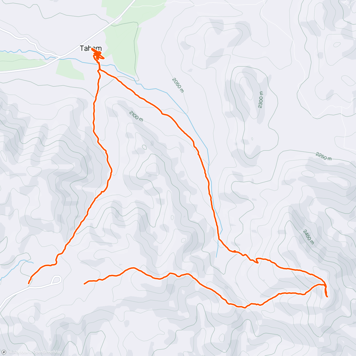 「Morning Hike」活動的地圖