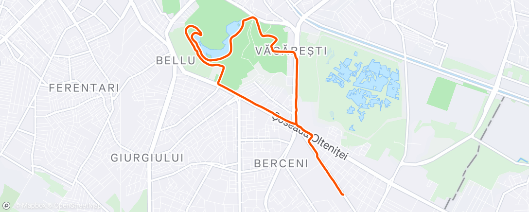 Map of the activity, Jogging à jeun....pff...100kg🤦‍♀️