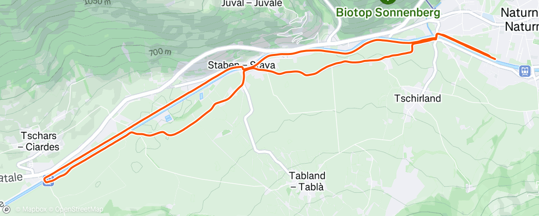 Map of the activity, Short Christmas run 🎅🎄