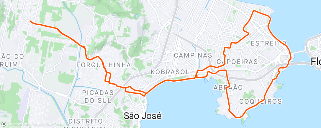 Mapa de la actividad (Morning Ride)