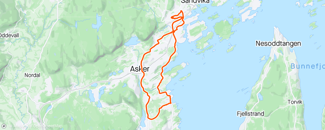 Mappa dell'attività Afternoon Mountain Bike Ride
