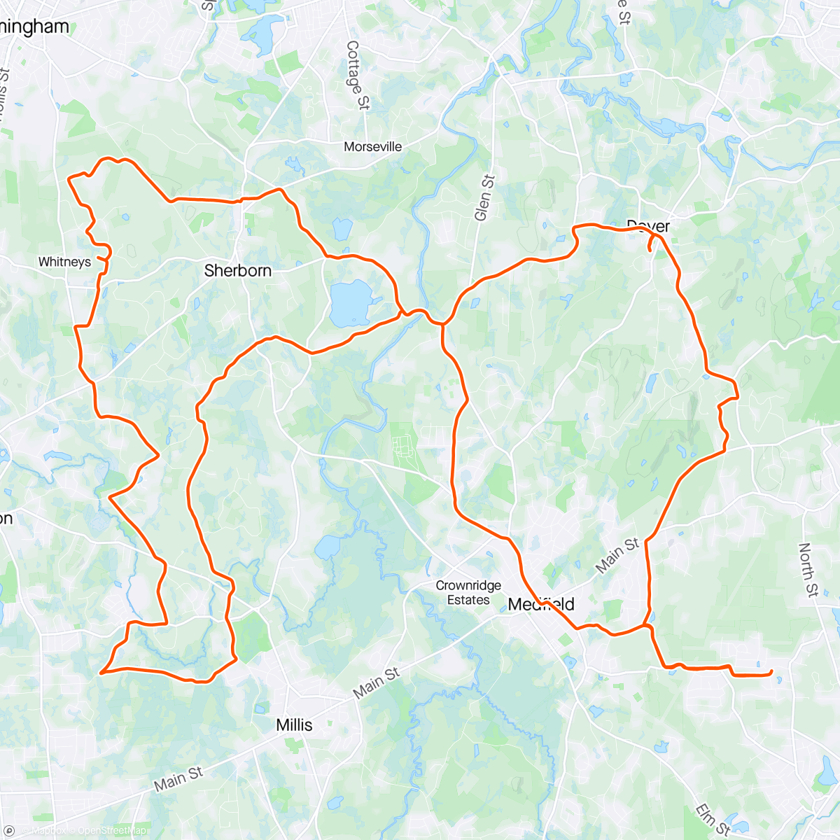 Карта физической активности (Longest ride of the year with Tori and Robbie!)