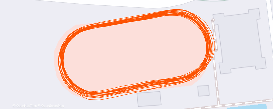 Map of the activity, Carrera a la hora del almuerzo
