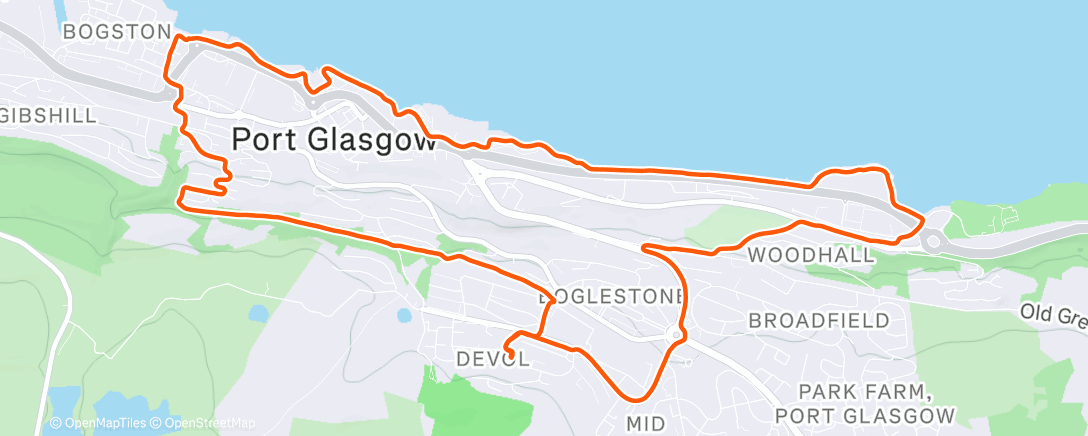 Map of the activity, Saunterin