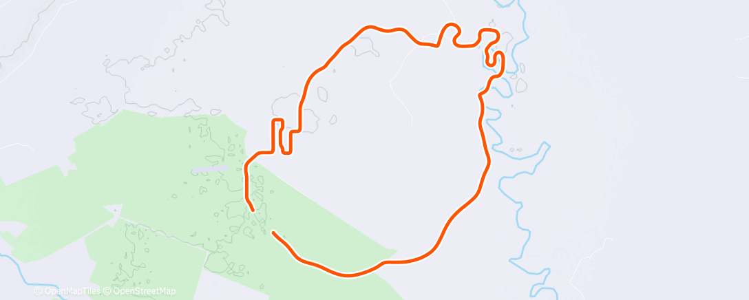 Map of the activity, MyWhoosh - Coffee Trail