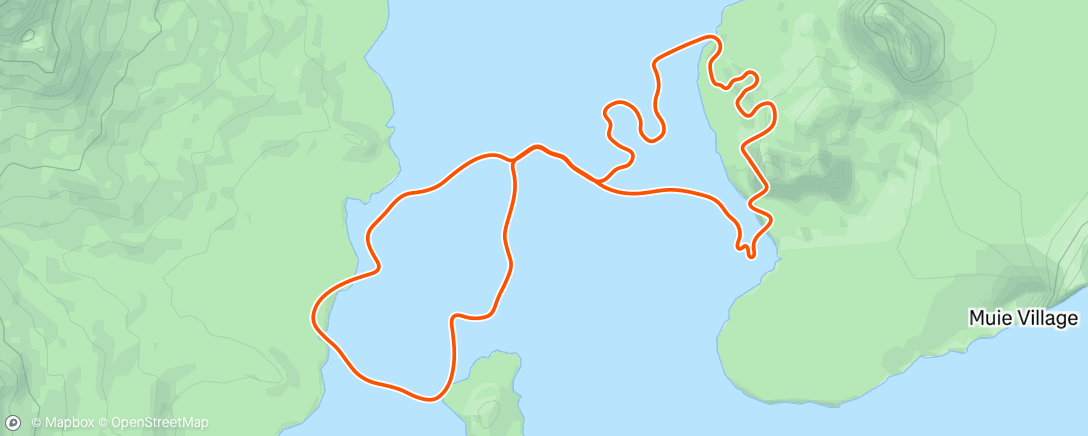 Mappa dell'attività Afternoon Ride on Zwift