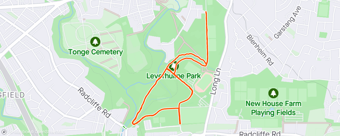 Mapa de la actividad, Park run in my fav place Leverhulme park 🥰💪