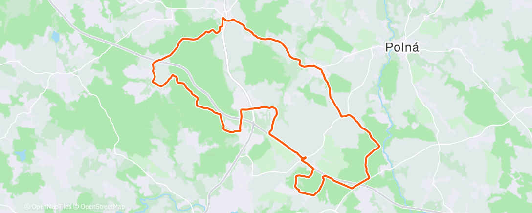 Map of the activity, Marathon Trail Run (42K)