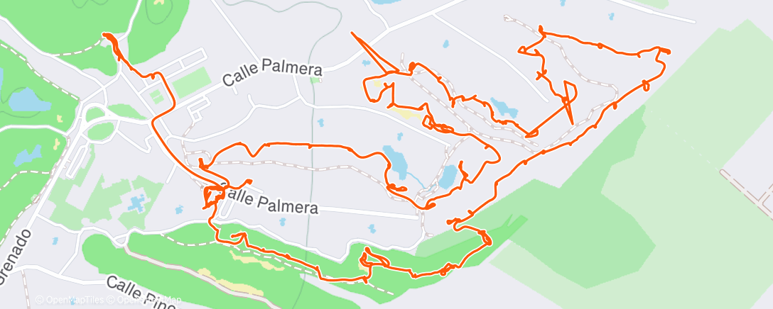 Peta aktivitas, Golf am Nachmittag