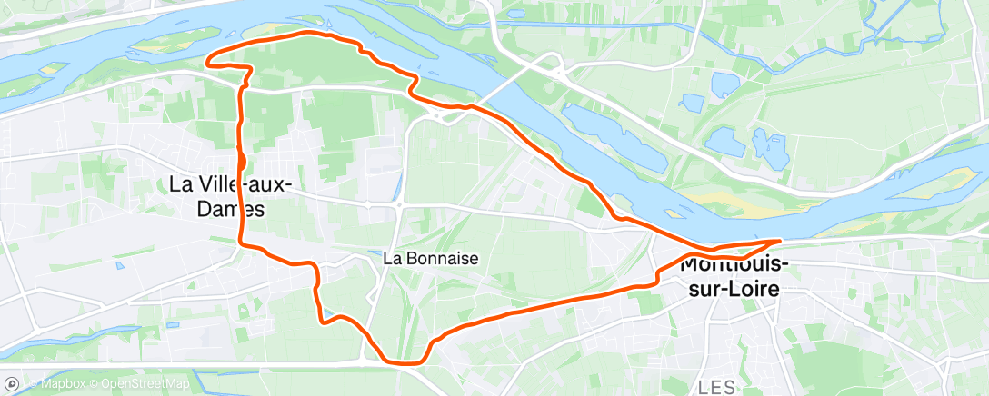 Map of the activity, Course des caillons avec les pros de la grimpette