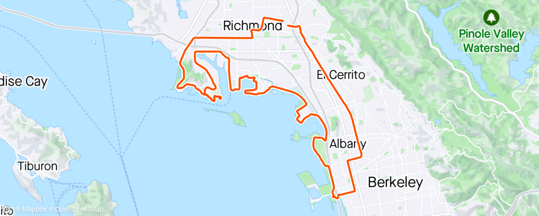 Map of the activity, Quick Bay Trail Loop