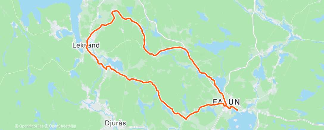 Map of the activity, Distans