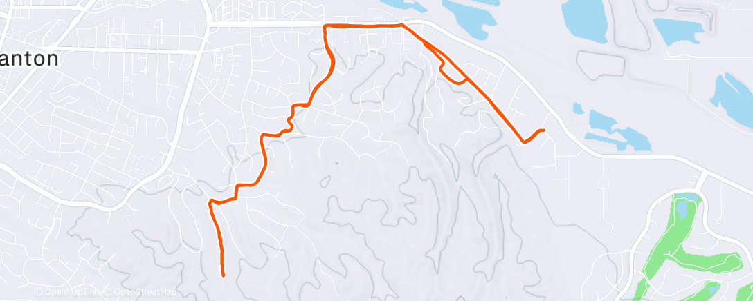Map of the activity, Run date with Madi 😊