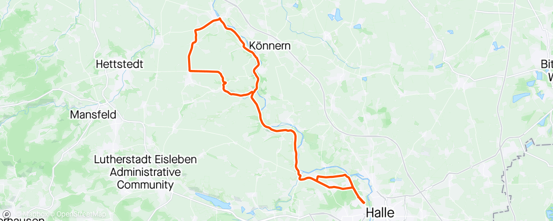 Map of the activity, BikeInsider