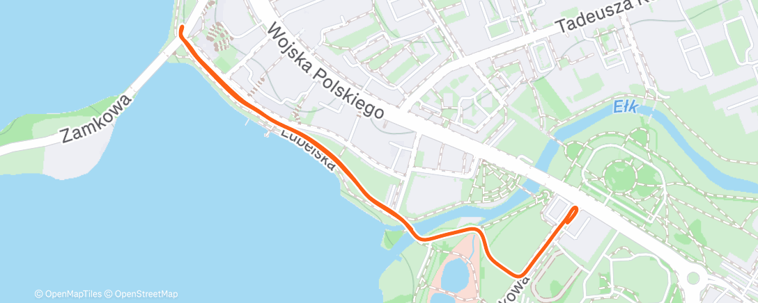 Map of the activity, Afternoon Ride
