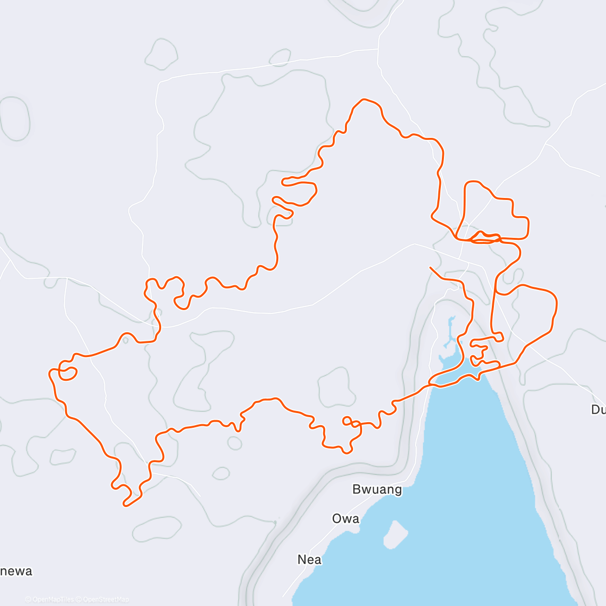 Map of the activity, Zwift - Tropic Rush in Makuri Islands