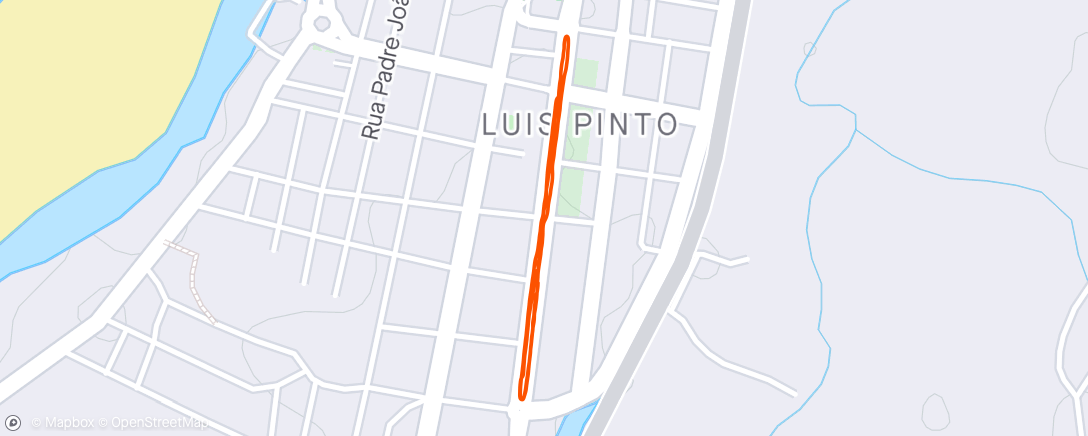 Map of the activity, Caminhada matinal