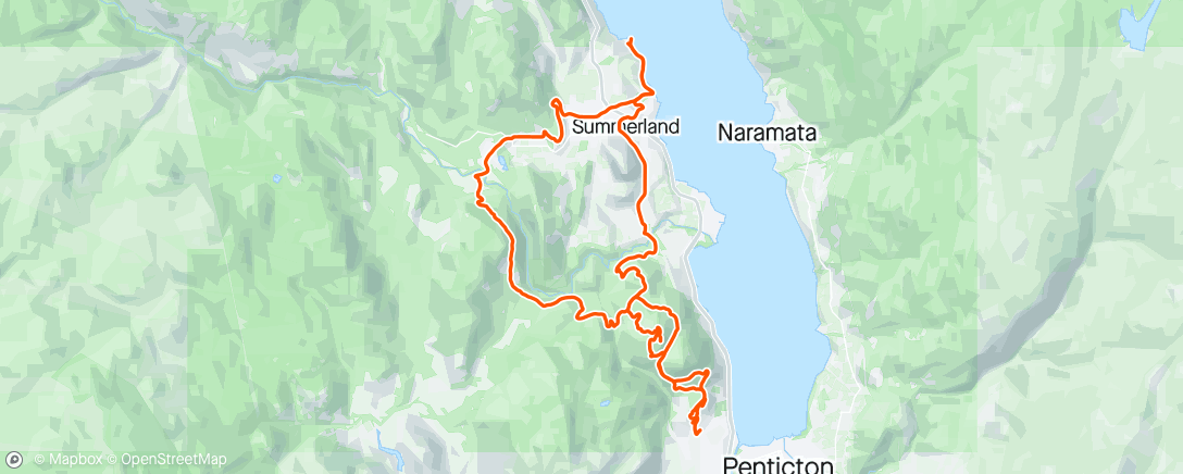 Mapa da atividade, Ride with CB