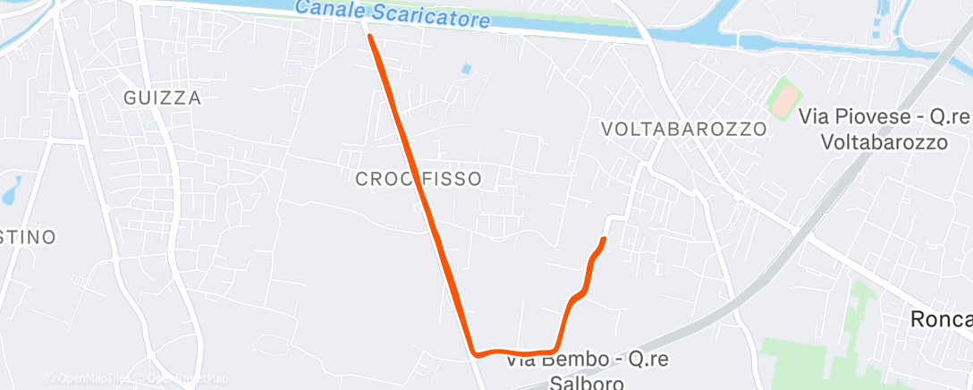 Карта физической активности (Morning Run)