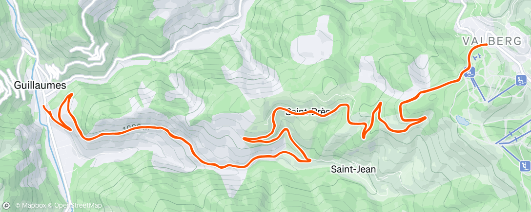 Map of the activity, Col connecté #3
