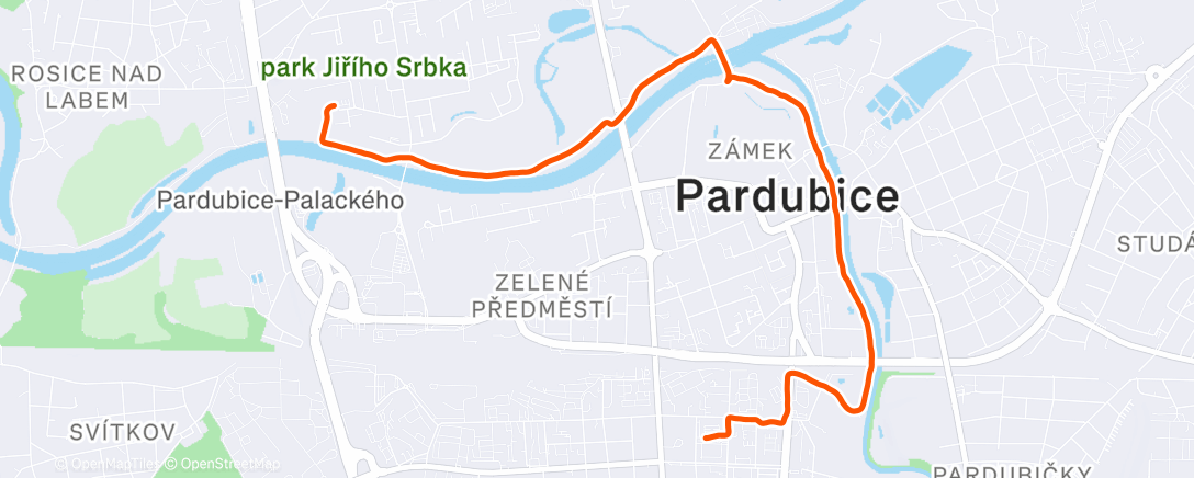 Карта физической активности (Afternoon Run)