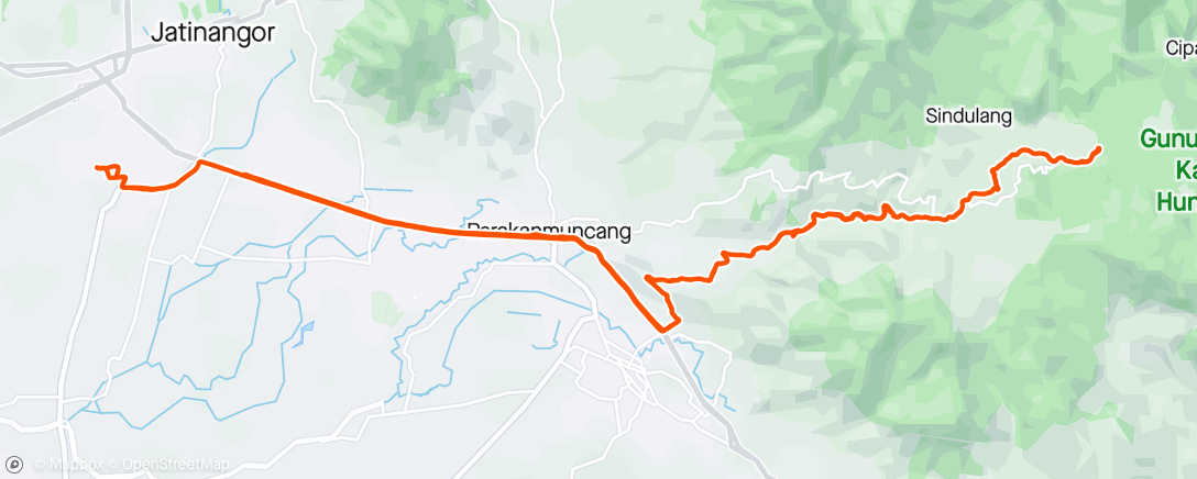 Map of the activity, Ka Leuweung