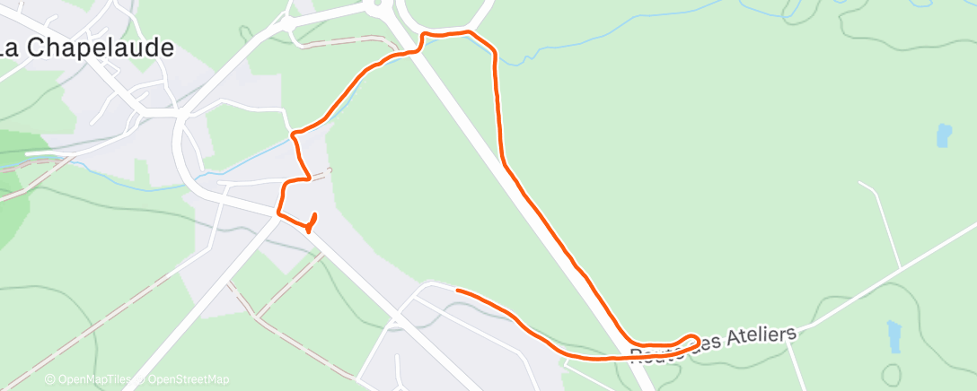 Карта физической активности (Marche le matin)