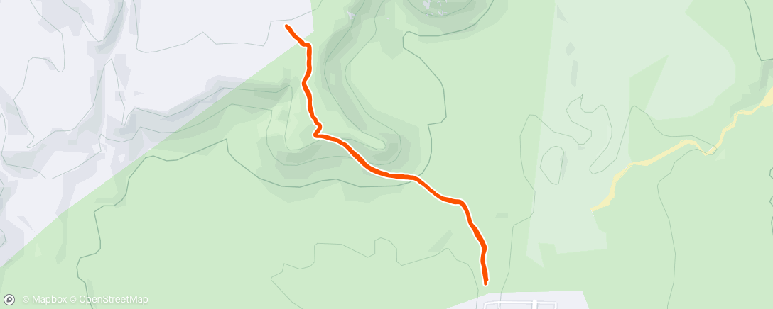 Map of the activity, Morning Run