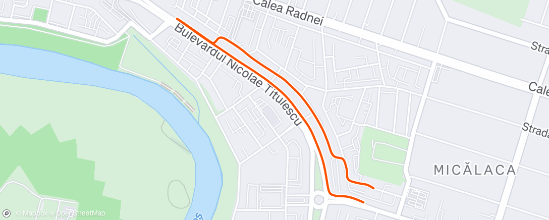 Map of the activity, Afternoon Walk