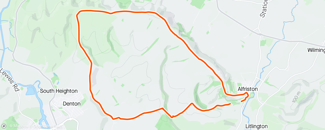 Map of the activity, Short blast on the trails