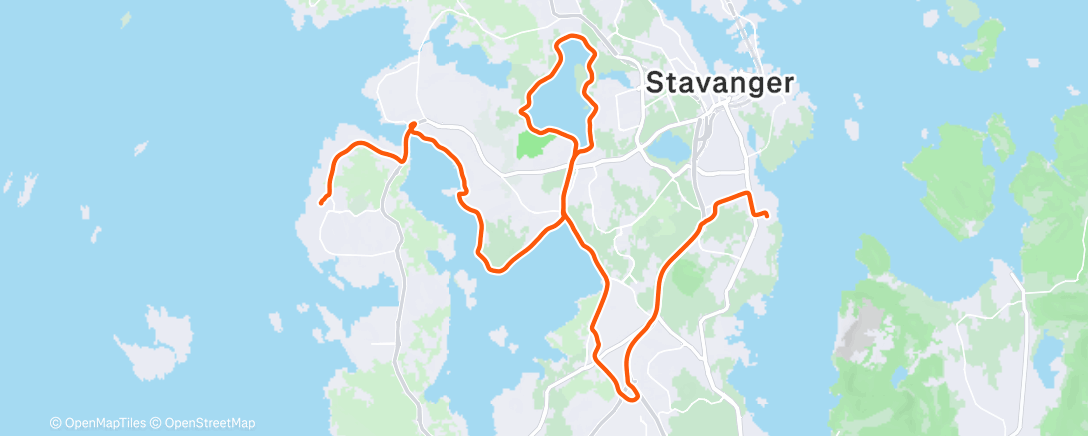Map of the activity, Morning Ride
