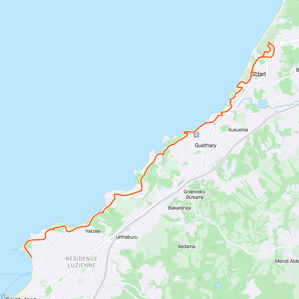 アクティビティ「Mi-trail,mi-rando, mi-course 🏃‍♀️ 🏃」の地図