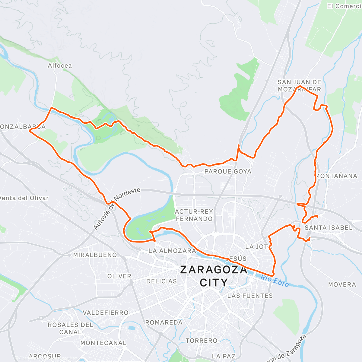 Map of the activity, La ultima del 25!!!